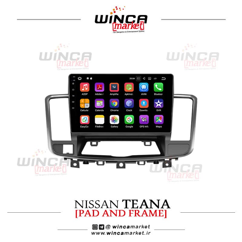 مانیتور نیسان تیانا teana فابریک اندروید سری 132