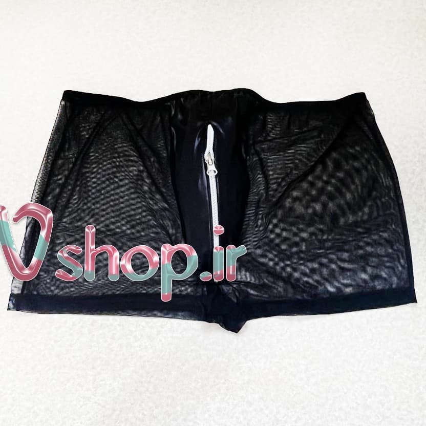 شورت نیم پا لاتکس دیسکویی و تور