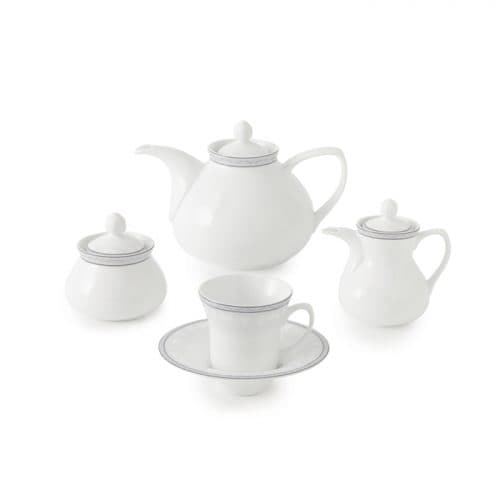 سرویس چینی 108 پارچه 12 نفره طرح وایت رز — تصویر ۳