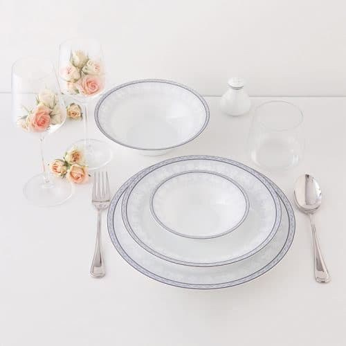 سرویس چینی 108 پارچه 12 نفره طرح وایت رز — تصویر ۸