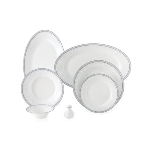 سرویس چینی 108 پارچه 12 نفره طرح وایت رز — تصویر ۲