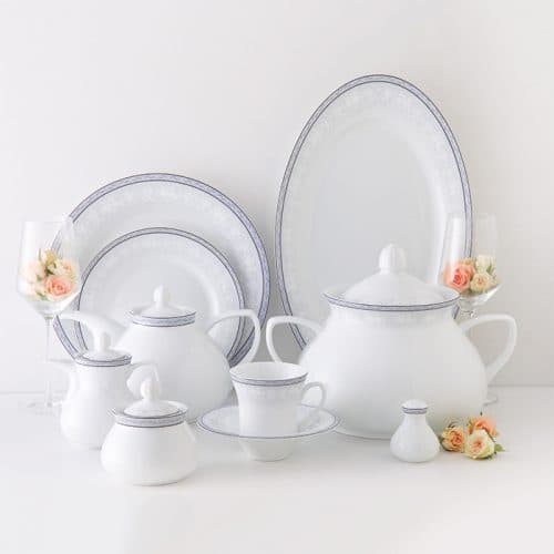 سرویس چینی 108 پارچه 12 نفره طرح وایت رز — تصویر ۵