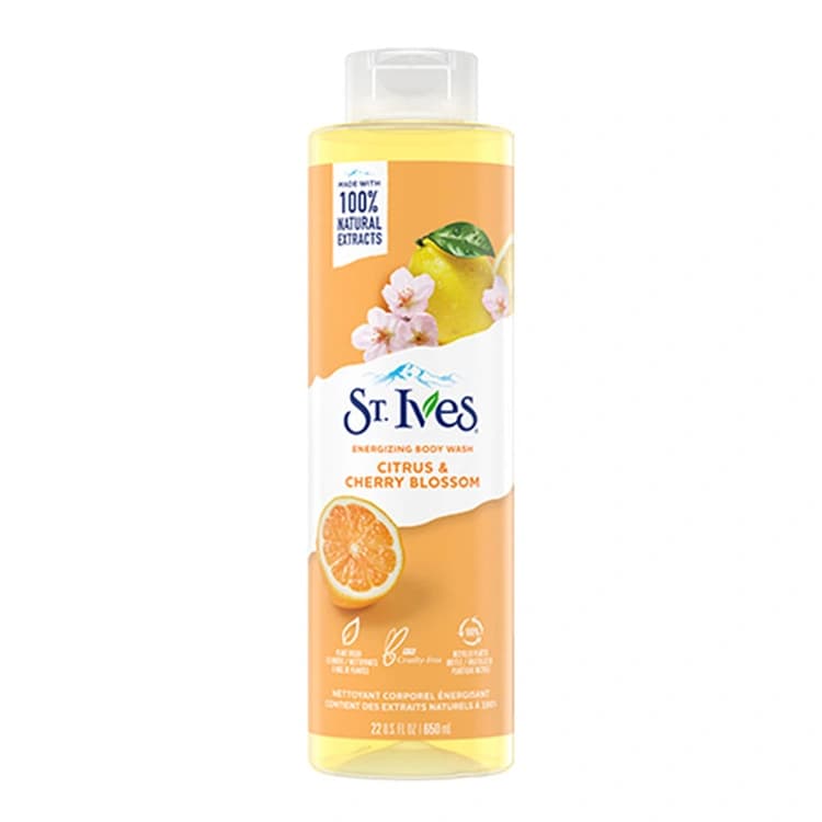 شامپو بدن St Ives مدل Citrus and Cherry Blossom حجم 650 میلی لیتر