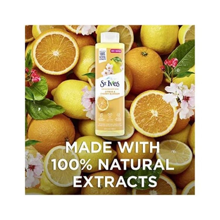 شامپو بدن St Ives مدل Citrus and Cherry Blossom حجم 650 میلی لیتر — تصویر ۲