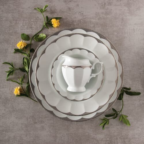 سرویس 29 پارچه 6 نفره طرح ایساتیس پلاتینی — تصویر ۴