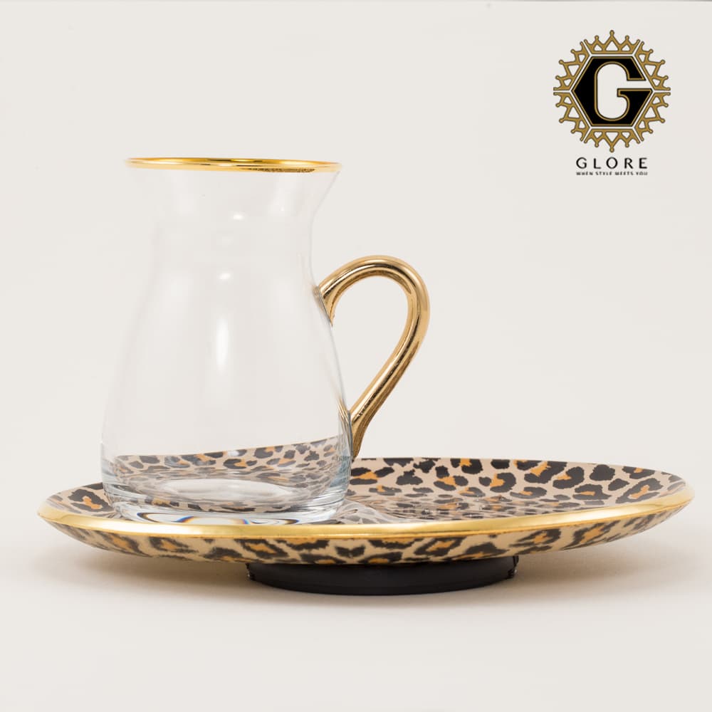سرویس چای خوری 4 پارچه گلور مدل leopard — تصویر ۳