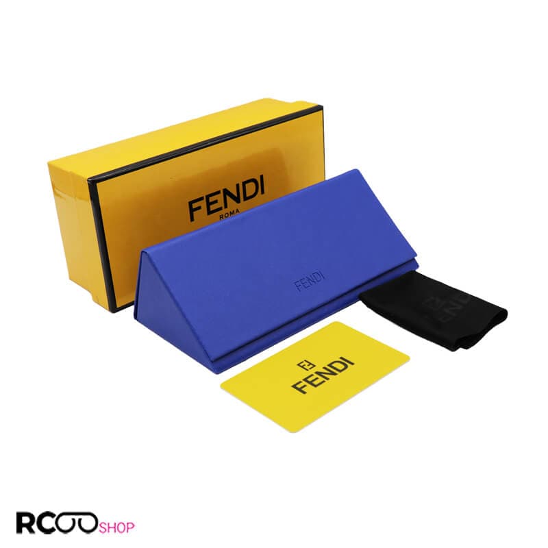 پک اورجینال عینک برند فندی Fendi با تمام تجهیزات مدل 992141