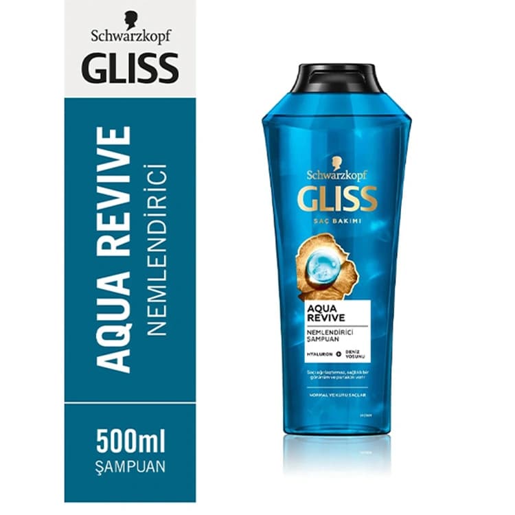شامپو GLISS مدل Aqua Revive حجم 500 میلی لیتر — تصویر ۲