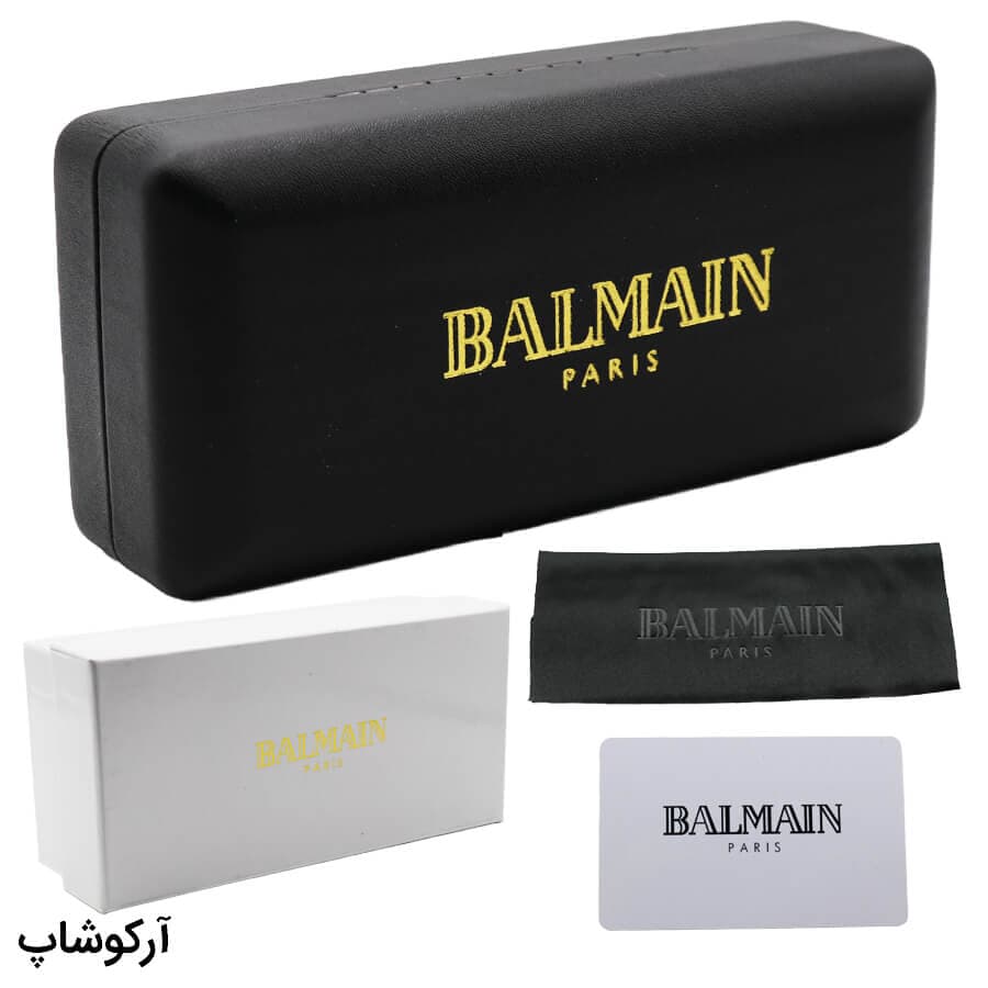 پک اورجینال عینک برند بالمین (BALMAIN) با تمام تجهیزات مدل 992845