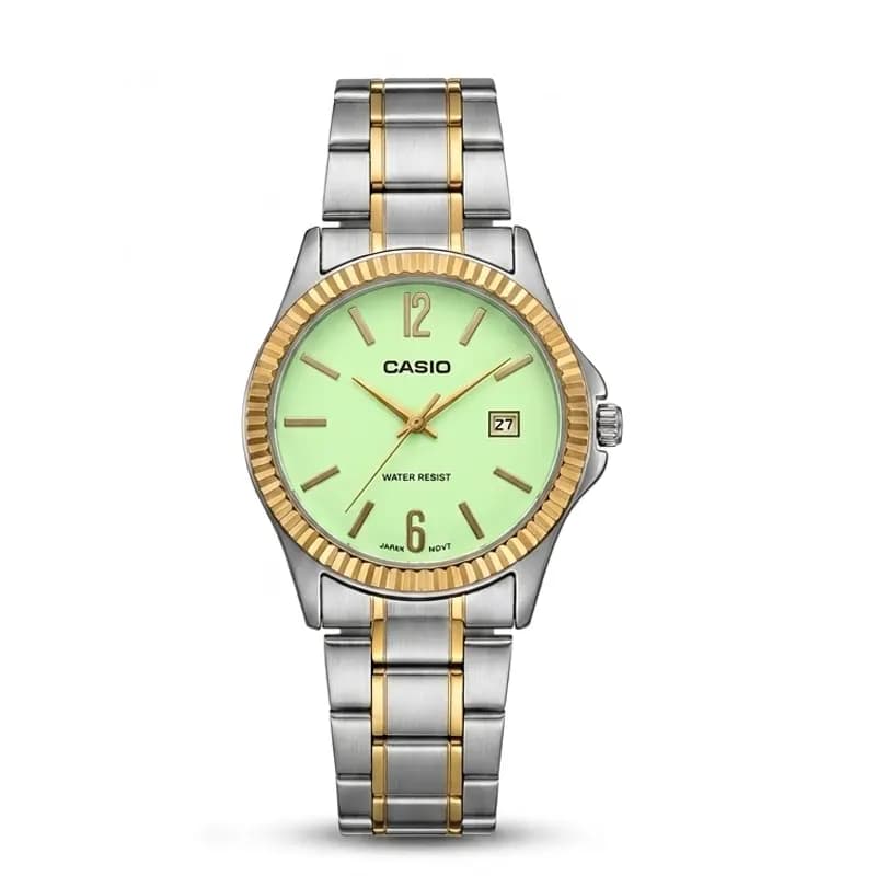 ساعت مردانه کاسیو مدل CASIO-MTP-1183 – بند نقره ای صفحه فسفری