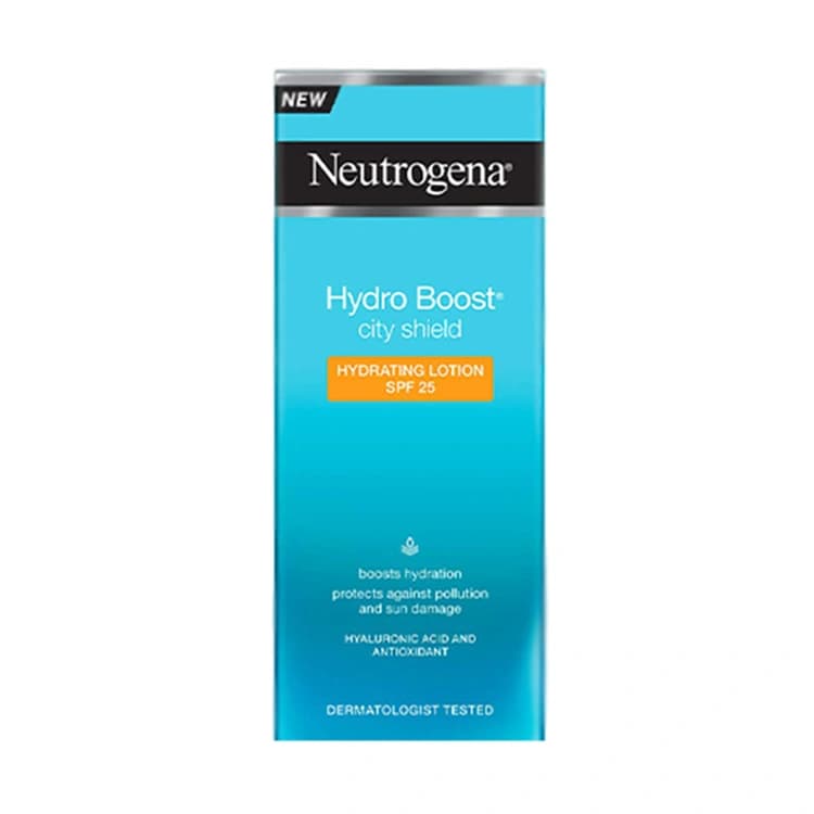 لوسیون ضد آفتاب و آبرسان Neutrogena مدل Hydro Boost City Shield حجم 50 میلی لیتر — تصویر ۳