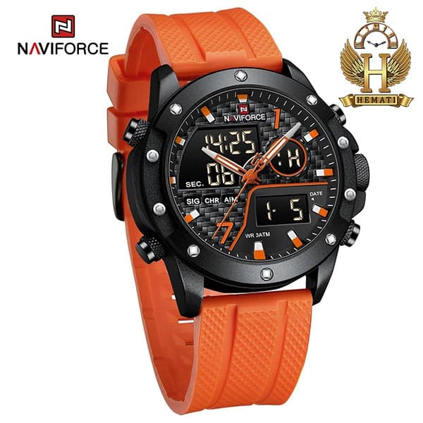 ساعت مچی اورجینال نیوی فورس دو زمانه مدل Naviforce NF9221 (دو موتوره) — تصویر ۱۱