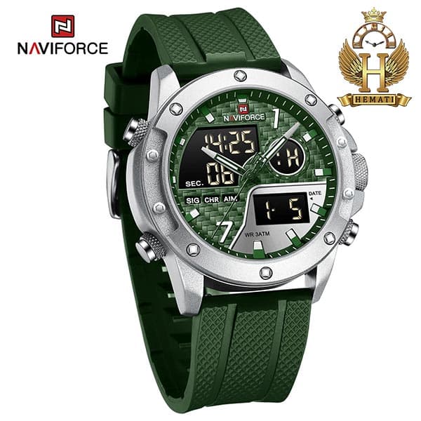 ساعت مچی اورجینال نیوی فورس دو زمانه مدل Naviforce NF9221 (دو موتوره) — تصویر ۱۲