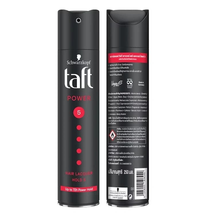 اسپری مو Taft مدل Power Mega Strong حجم 250 میلی لیتر — تصویر ۳