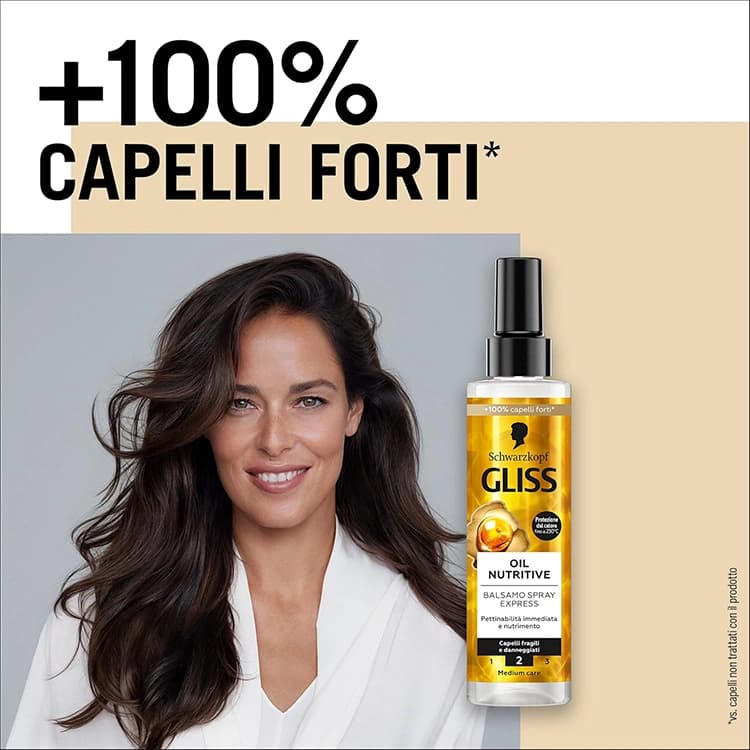 اسپری مو GLISS مدل Oil Nutritive حجم 200 میلی لیتر — تصویر ۳