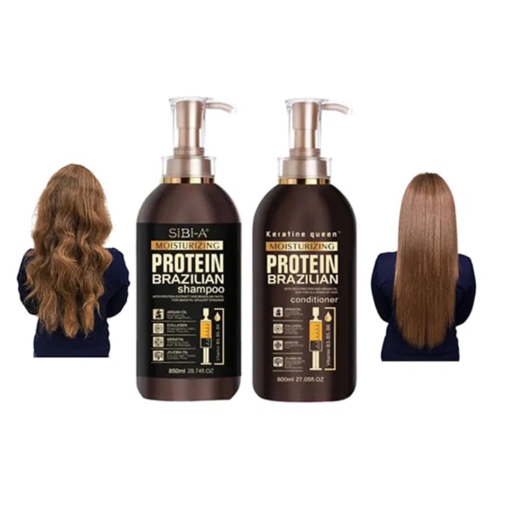 شامپو Keratine Queen مدل Protein Brazilian حجم 800 میلی لیتر — تصویر ۵