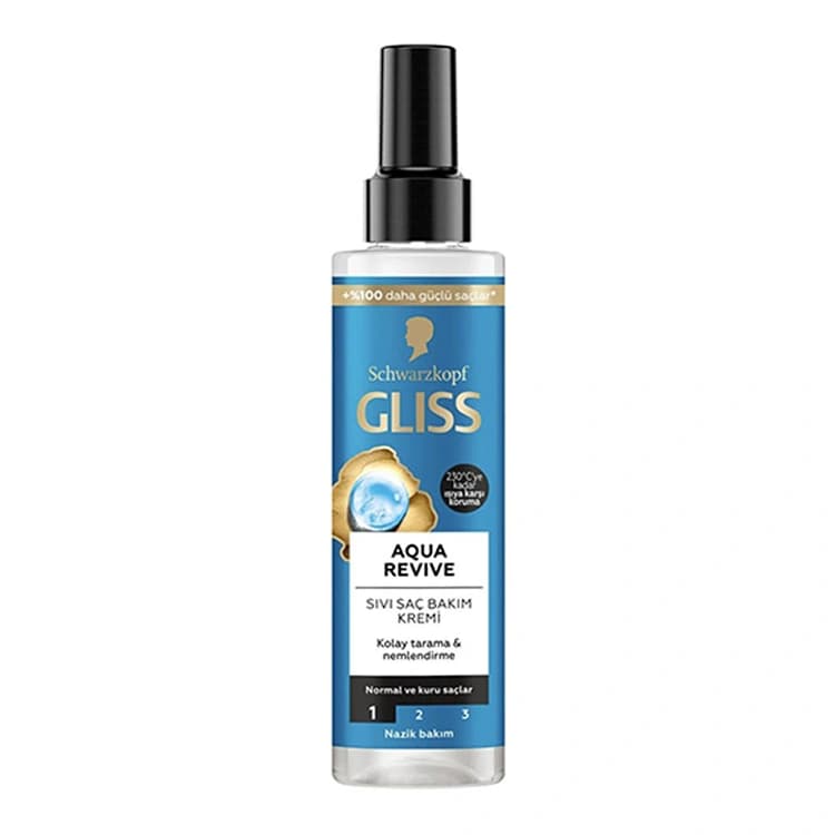اسپری مو GLISS مدل Aqua Revive حجم 200 میلی لیتر
