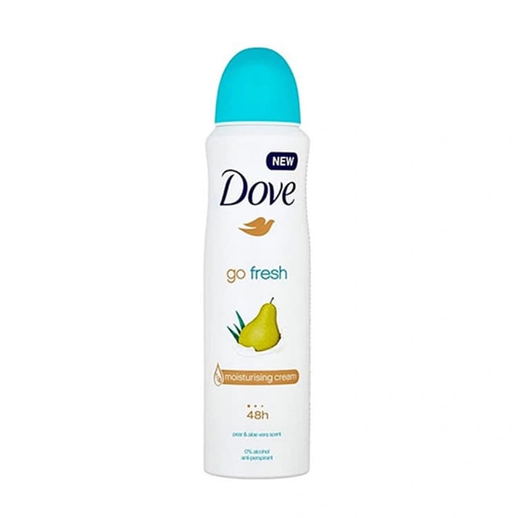 اسپری ضد تعریق Dove مدل Go Fresh Pear and Aloe Vera حجم 150 میلی لیتر