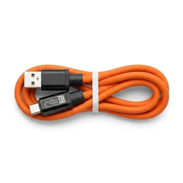 کابل شارژ دیتادار USB به تایپ سی فست شارژ 120 وات تا 240 وات اورجینال + (گارانتی طلایی) — تصویر ۲