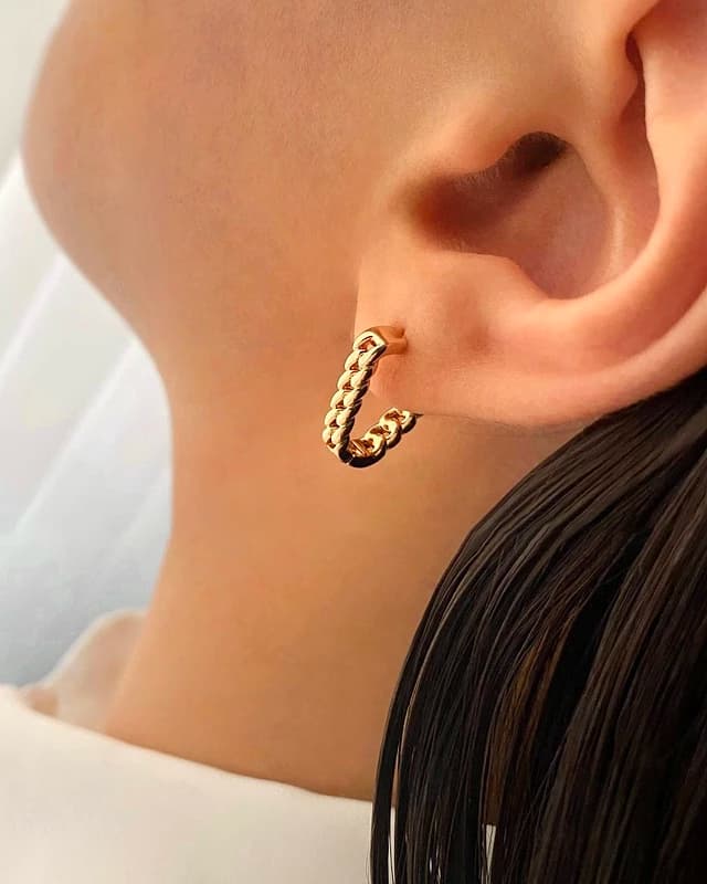 گوشواره مثلثی کارتیر ژوپینگ — تصویر ۴