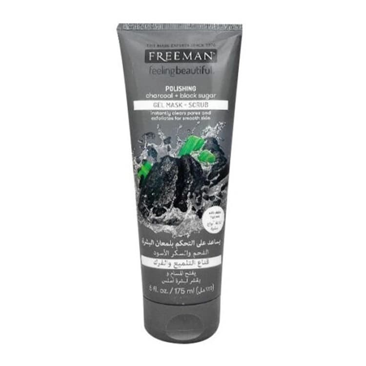 ماسک صورت Freeman مدل Polishing Charcoal Plus Black Sugar حجم 175 میلی لیتر — تصویر ۲