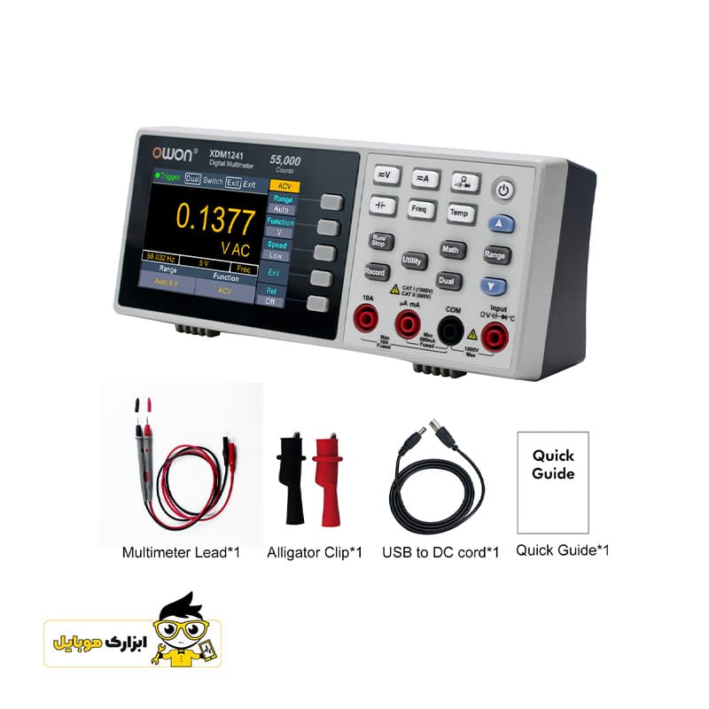 مولتی متر دیجیتال True RMS اوون OWON XDM1241 — تصویر ۴