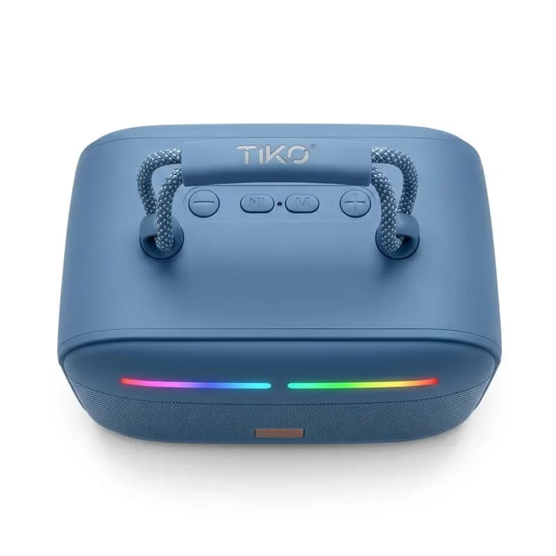 اسپیکر بلوتوثی برند تیکو اورجینال مدل بوم باکس 4 | دارای ساب ووفر بی نظیر و لاین نوری RGB + (گارانتی طلایی) — تصویر ۲