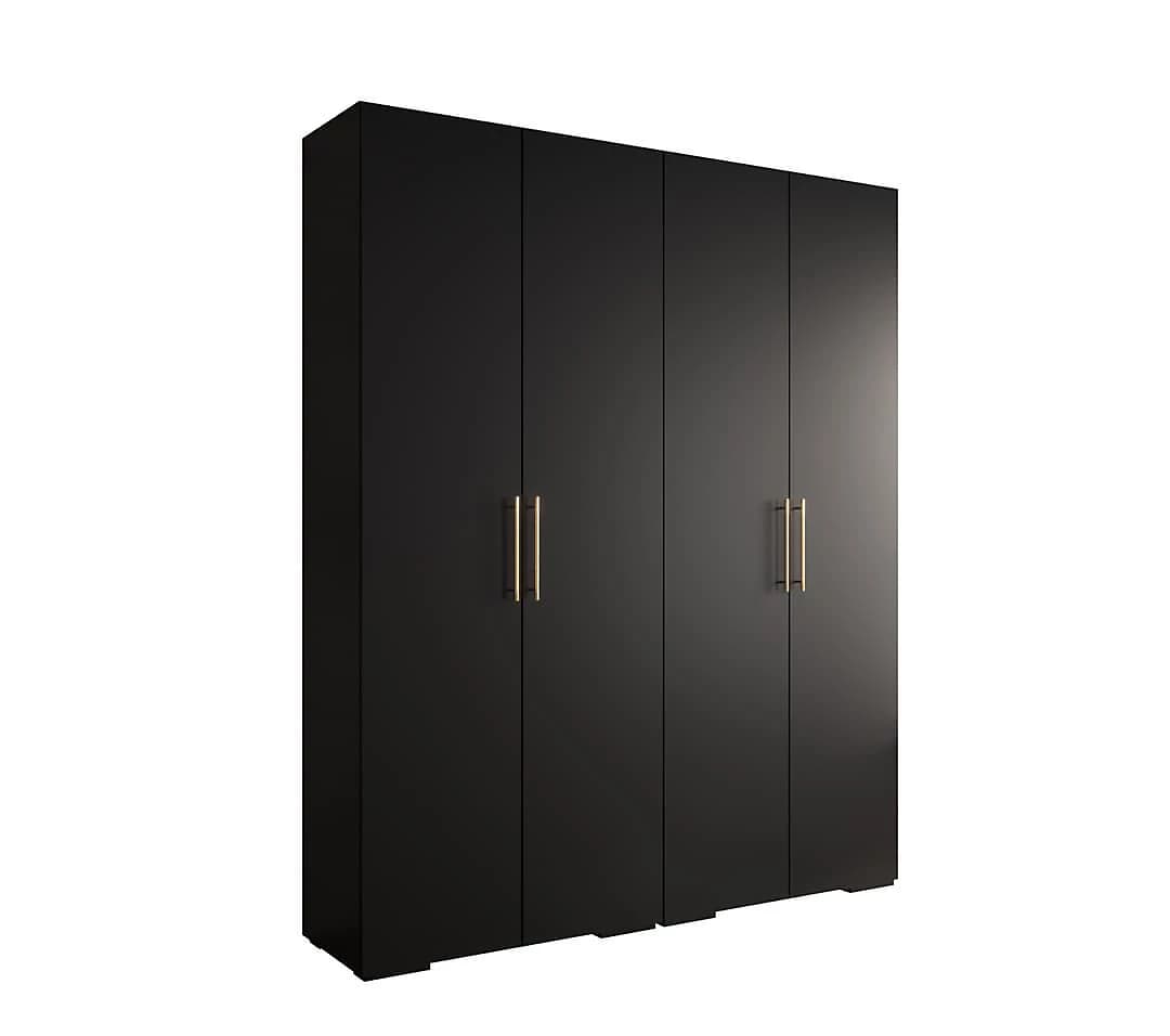 کمد لباس 4 درب لولایی سایز 237*200*47 کد 8740 — تصویر ۵