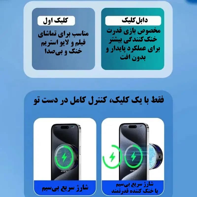 فن خنککننده گوشی موبایل مدل SL15 — تصویر ۴