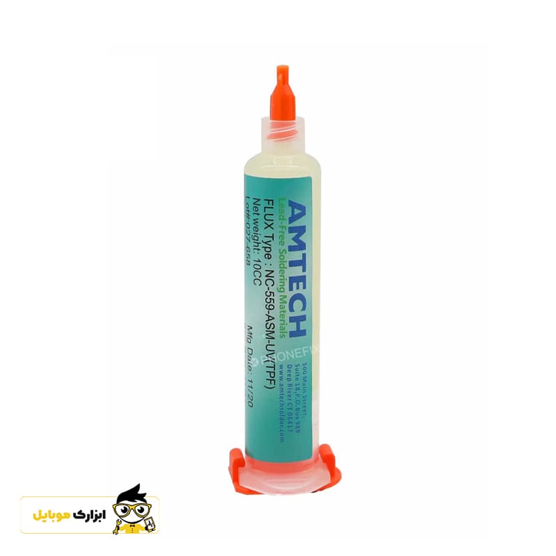 خمیر فلکس سرنگی امتک اصلی AMTECH NC-559-ASM-UV(TPF) — تصویر ۵