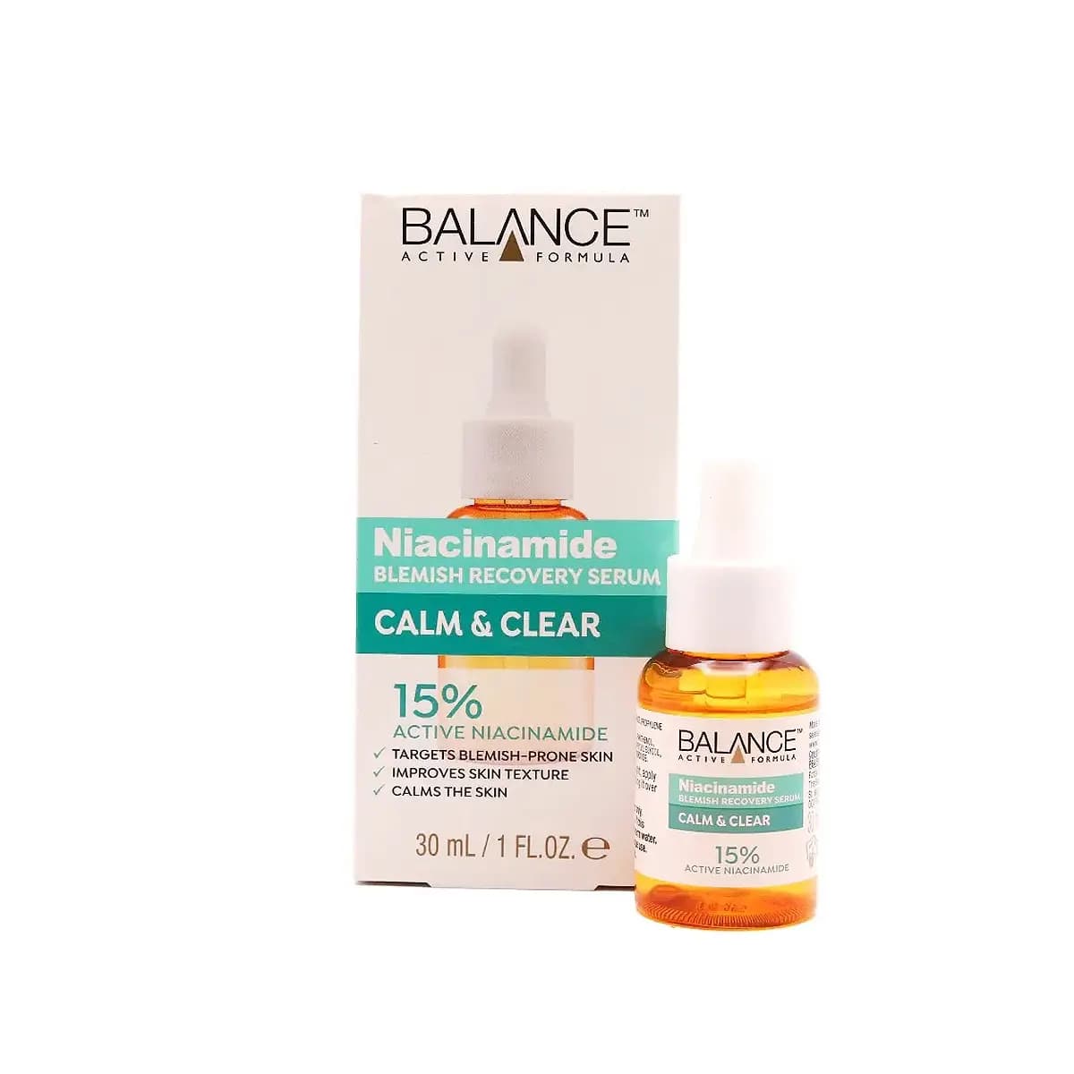 سرم ضد جوش و ضد لک نياسيناميد بالانس مدل Balance Calm & Clear