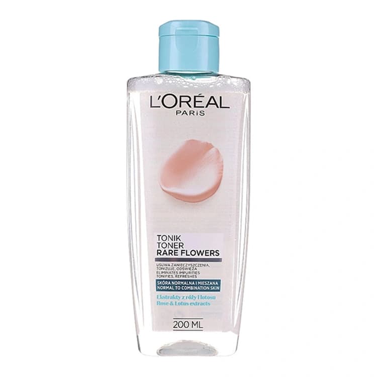 تونر Loreal مدل Rare Flowers حجم 200 میلی لیتر
