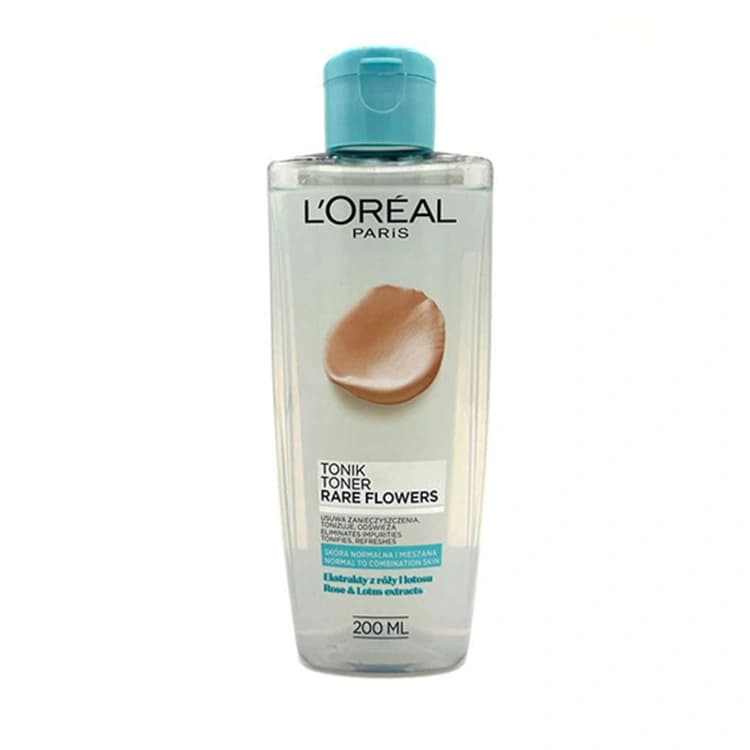 تونر Loreal مدل Rare Flowers حجم 200 میلی لیتر — تصویر ۲