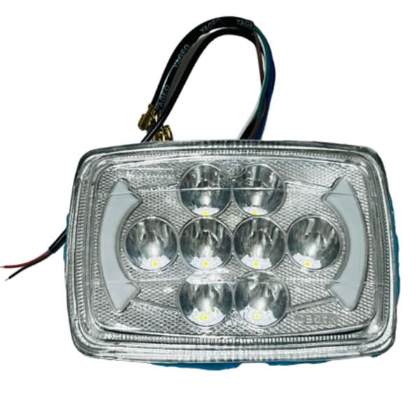 چراغ جلو بلوری ال ای دی موتور سیکلت وارون مدل 8 لنزه کد W-26-SMD-CC مناسب برای هوندا