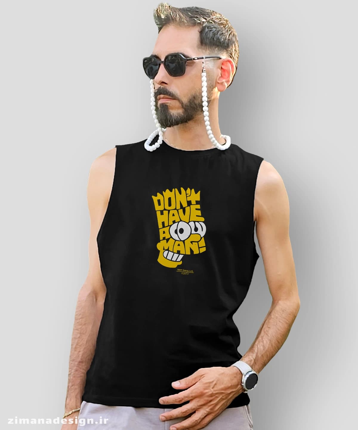 تاپ مردانه و زنانه سیمپسون ها طرح Don’t Have a Cow Graphic Tee — تصویر ۲