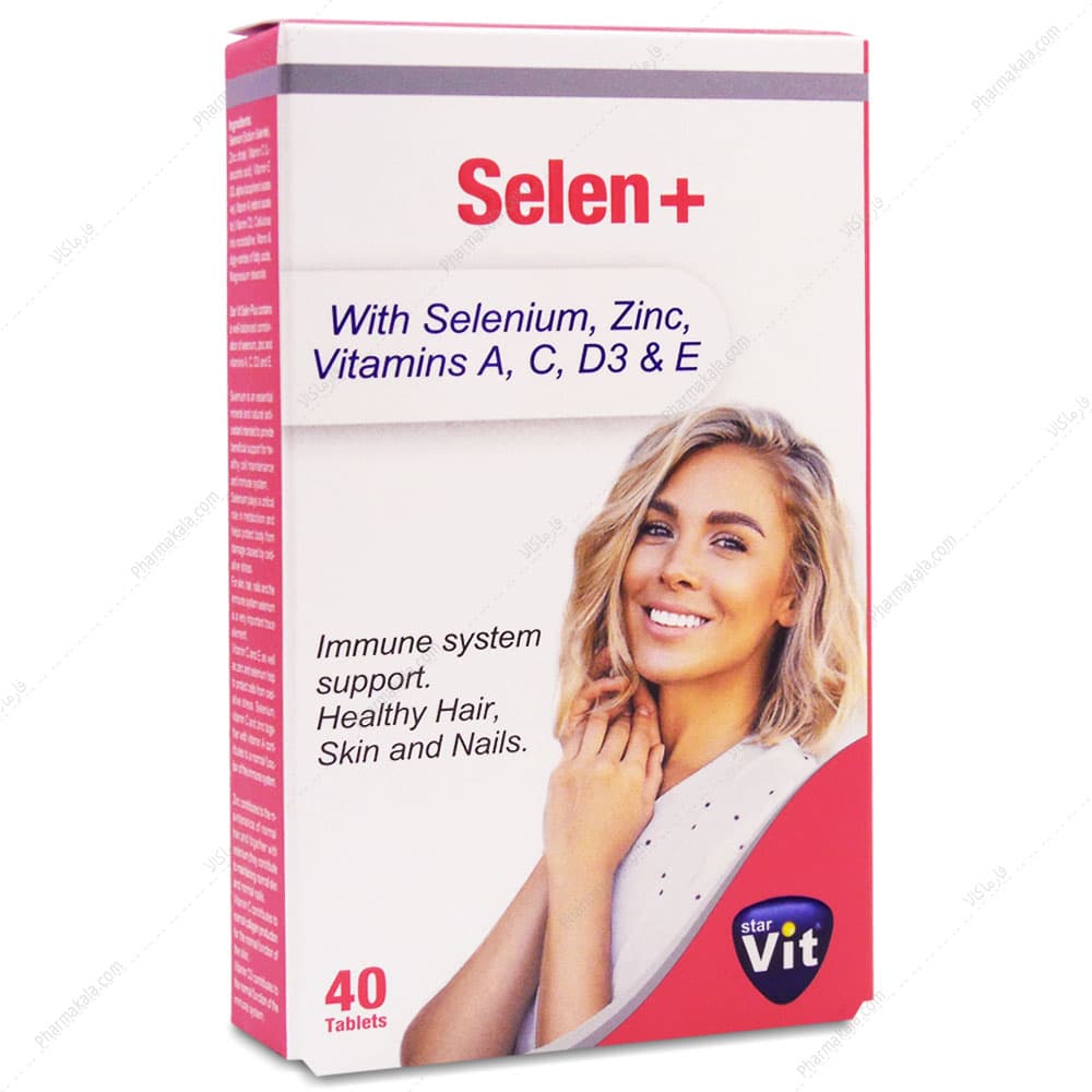قرص سلن پلاس +Selen استار ویت 40 عددی