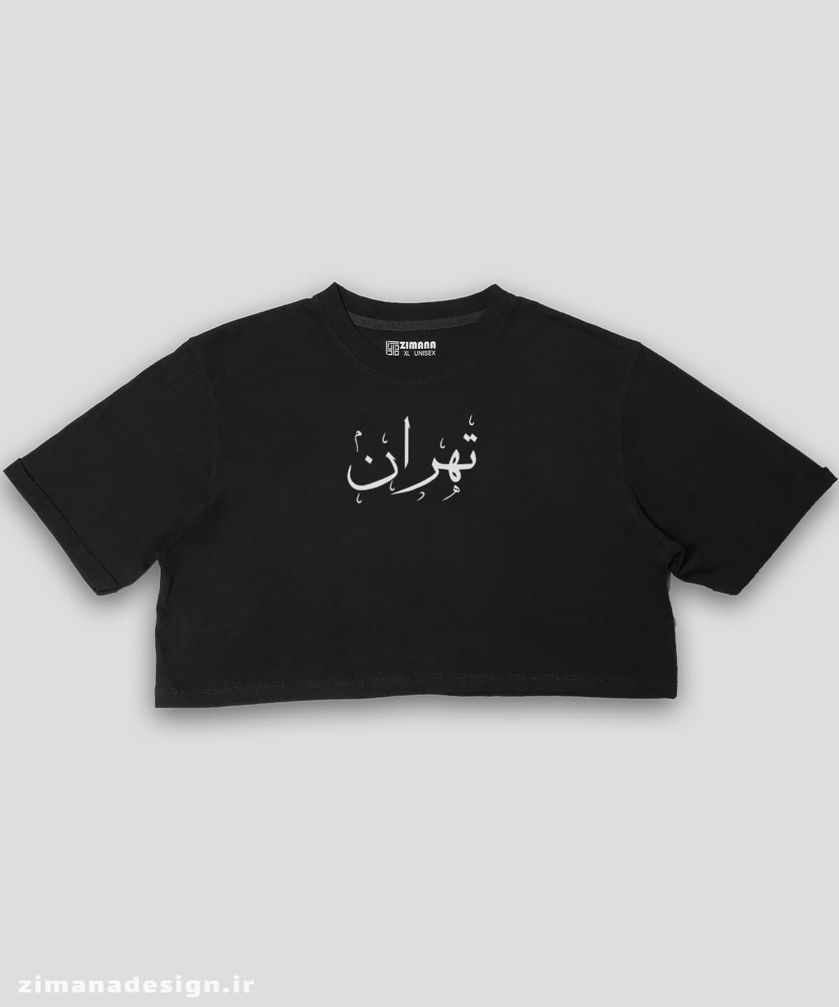 کراپ زنانه تایپوگرافی طرح تهران کد 840 — تصویر ۲