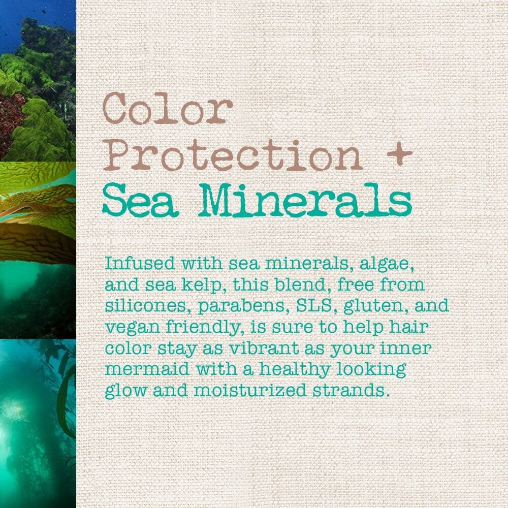 نرم کننده مواد معدنی دریایی مائویی آبرسان و تثبیت موهای رنگ شده اصل | مدل Sea Minerals — تصویر ۲