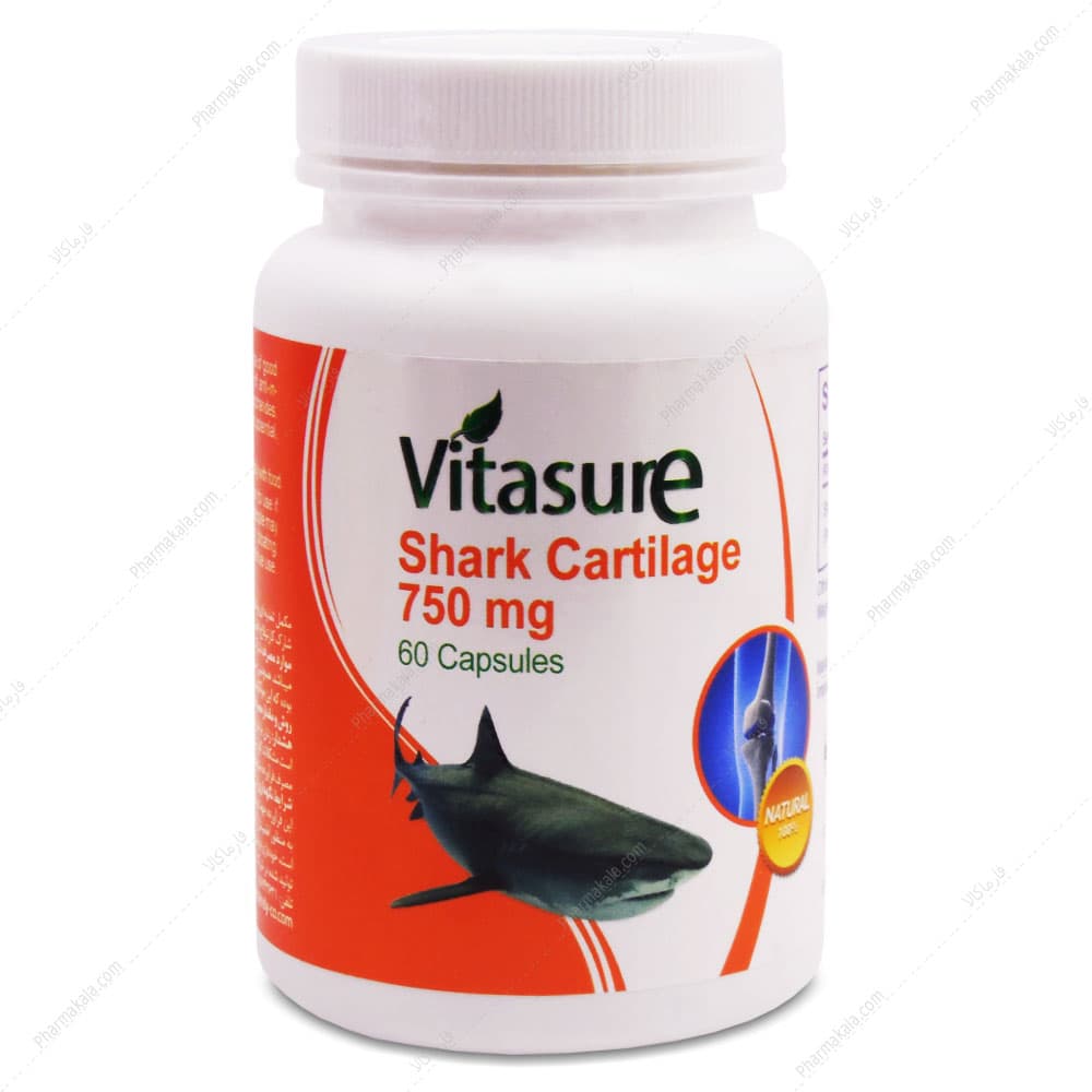 کپسول شارک کارتیلاج (غضروف کوسه) Shark Cartilage ویتاشور 60 عددی