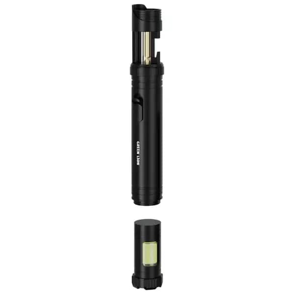 فندک شعله دار به همراه چراغ‌قوه گرین لاین مدل Green Lion Jet Lighter X — تصویر ۲