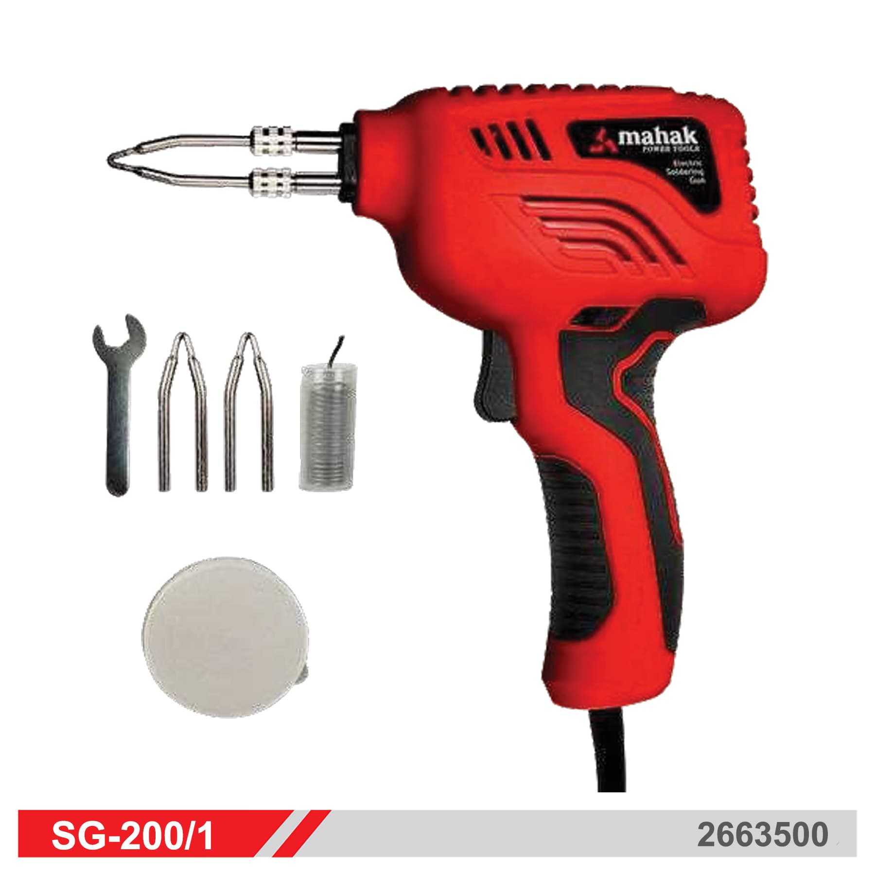 هویه تفنگی محک – 200 وات صنعتی – مدل SG-200/1