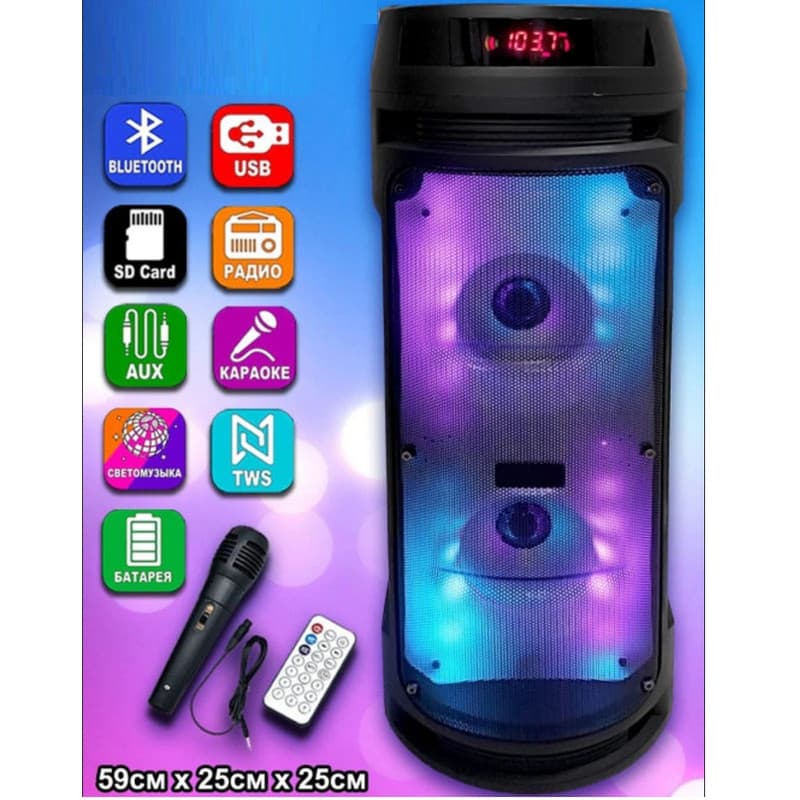 اسپیکر شارژی مدل zqs 6210W — تصویر ۲