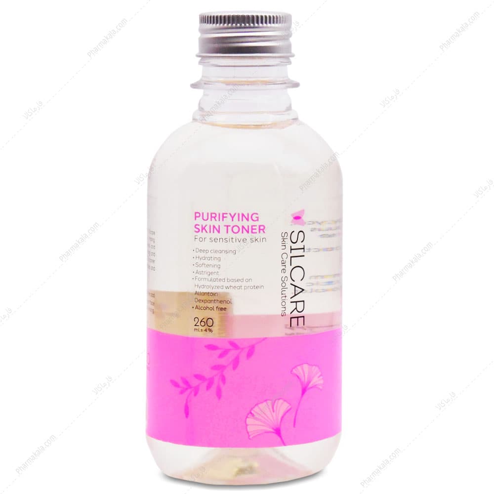 تونر پاک کننده صورت بدون الکل PURIFYING پوست حساس سیلکر 260ml