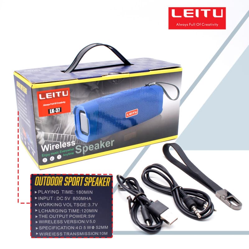 اسپیکر بلوتوثی قابل حمل لیتو مدل LK – 37 — تصویر ۳