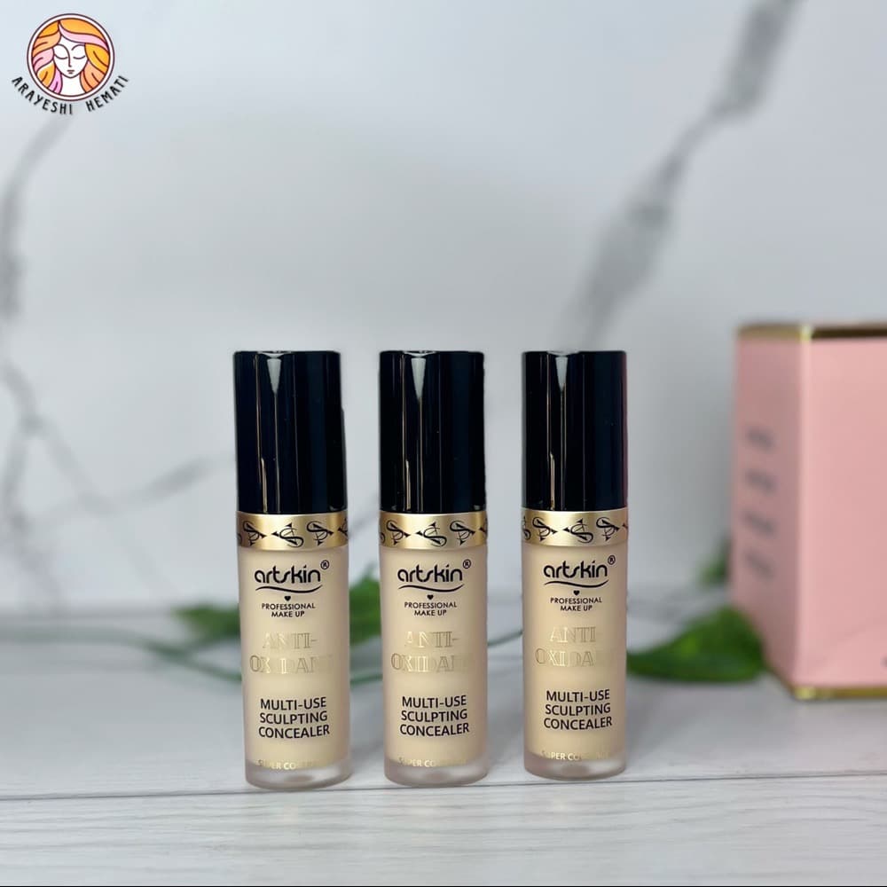 کانسیلر فول کاور مایع آرت اسکین مدل ANTI OXIDANT – artskin — تصویر ۳