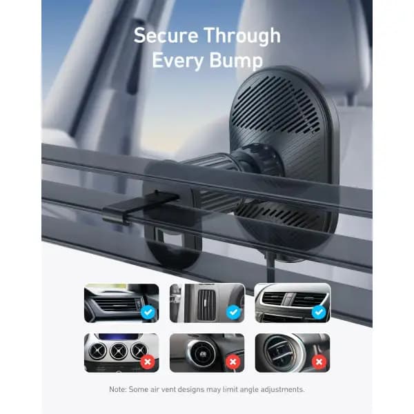 شارژر بیسیم مغناطیسی خودرو انکر مدل Anker MagGo Wireless Car Charger Pad A2932 — تصویر ۶