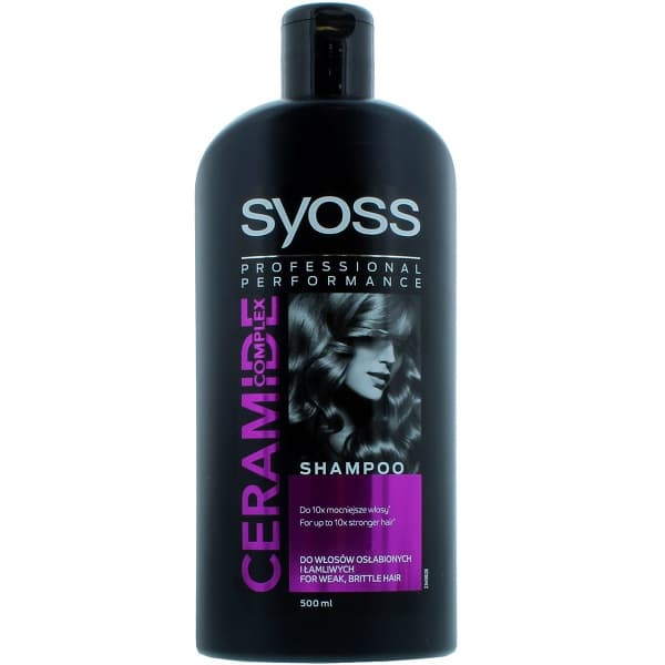 شامپو سایوس Syoss اصل انگلیس مدل Ceramide Complex حجم 500 میل | ترمیم قوی موهای خشک و شکننده