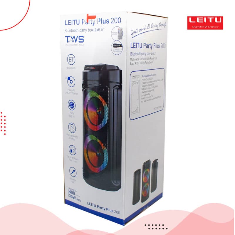 اسپیکر لیتو مدل party plus 200 — تصویر ۴