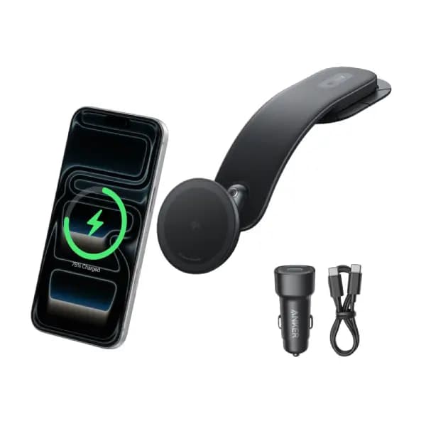 هولدر و شارژر بی‌سیم مغناطیسی خودرو انکر مدل Anker Nano Wireless Car Charger A2216