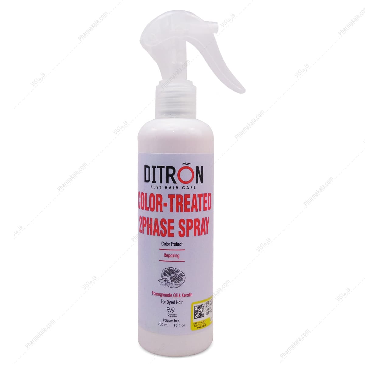 سرم مو دوفاز حاوی روغن هسته انار دیترون 250ml